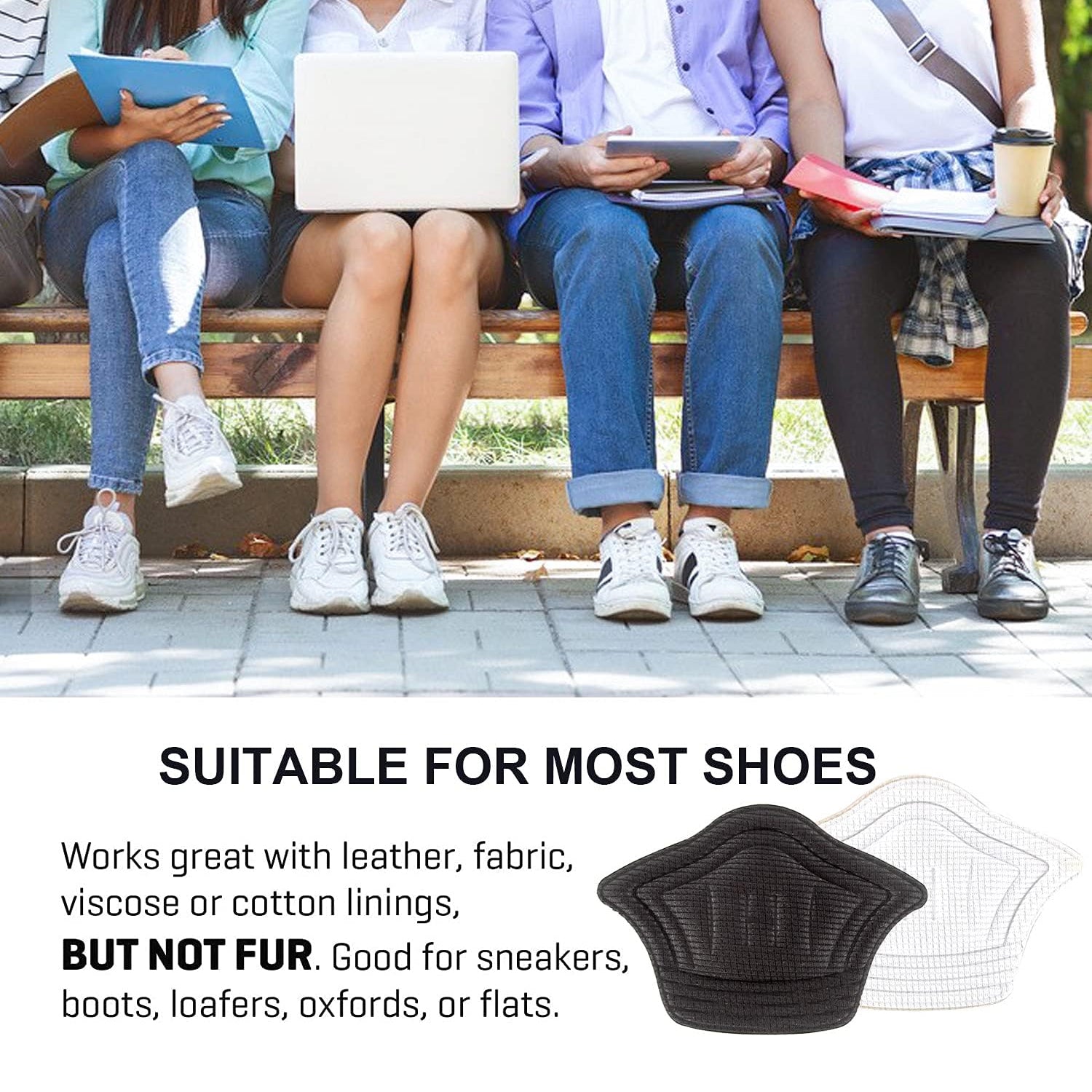 Heel Cushion Pads, Widely Applicable Protective Shoe Insoles (1 Pair) Heel Cushion Pads, Widely Applicable Protective Shoe Insoles (1 Pair)